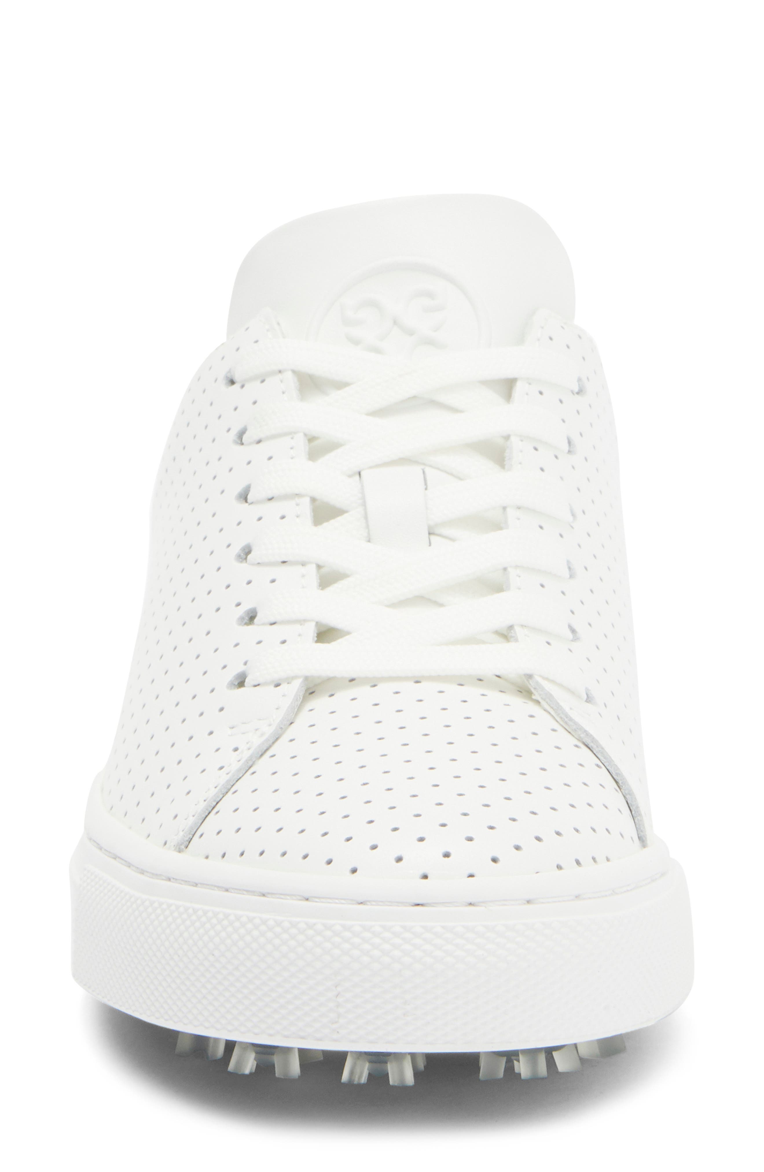 G/FORE Perforated Disruptor Golf Shoe, Alternate, color, Snow