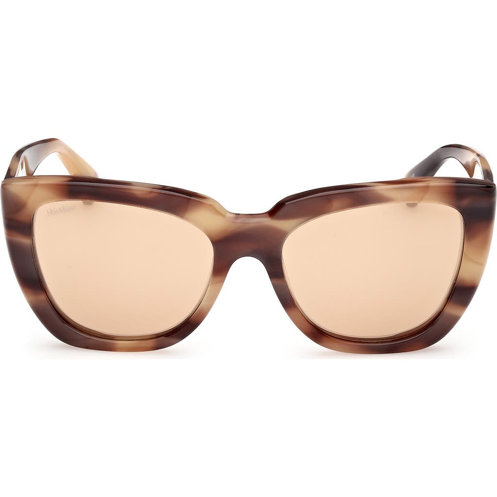 Max Mara Glimpse4 54mm Polarized Cat Eye Sunglasses