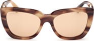 Max Mara Glimpse4 54mm Polarized Cat Eye Sunglasses