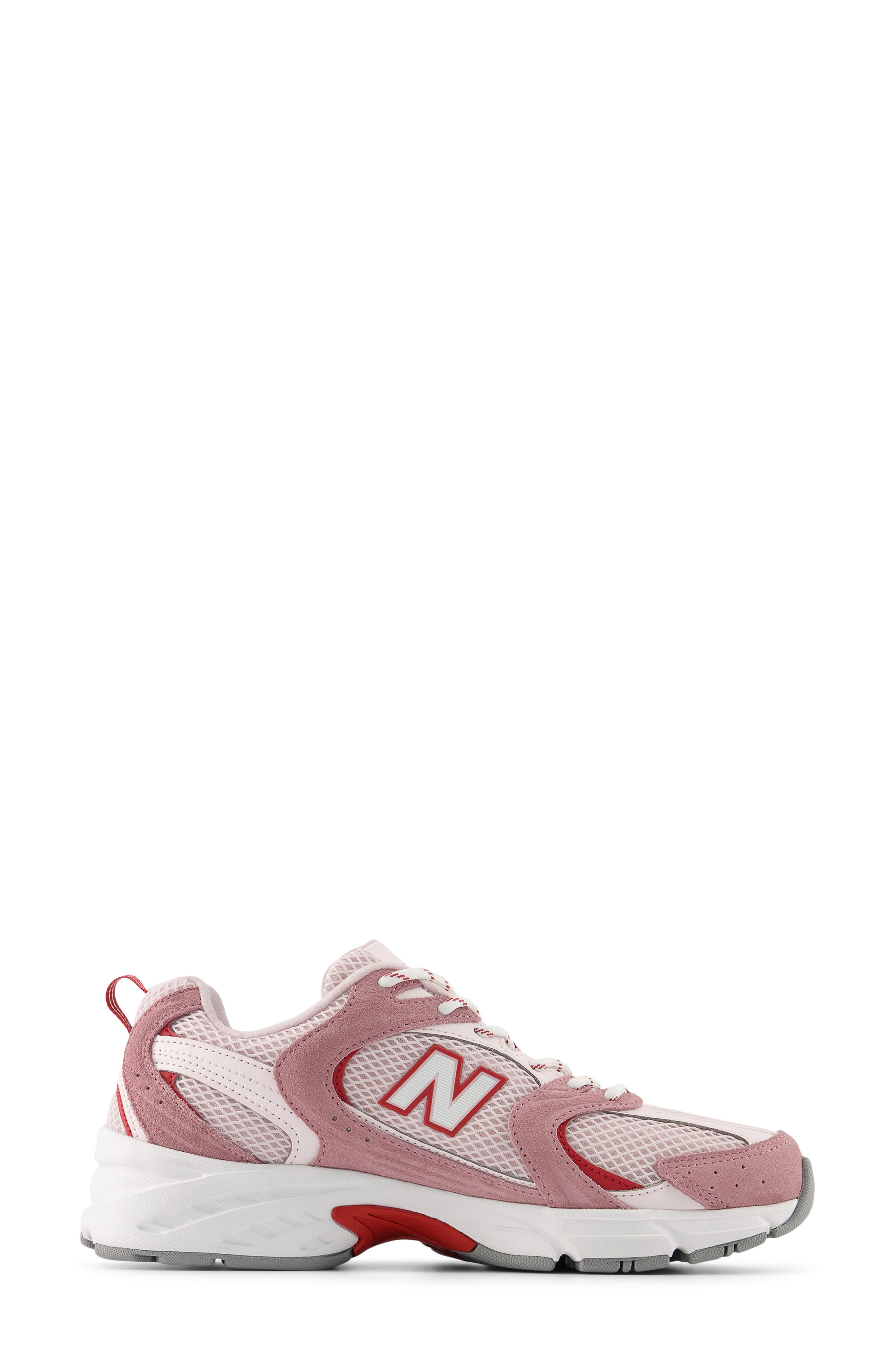 New Balance Gender Inclusive 530 Sneaker, Alternate, color, Rosewood/ Pink Salt