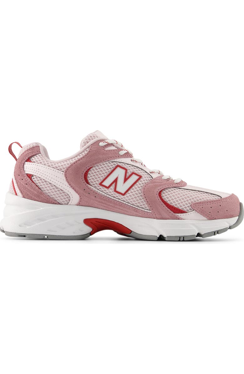 New Balance Gender Inclusive 530 Sneaker, Alternate, color, Rosewood/ Pink Salt
