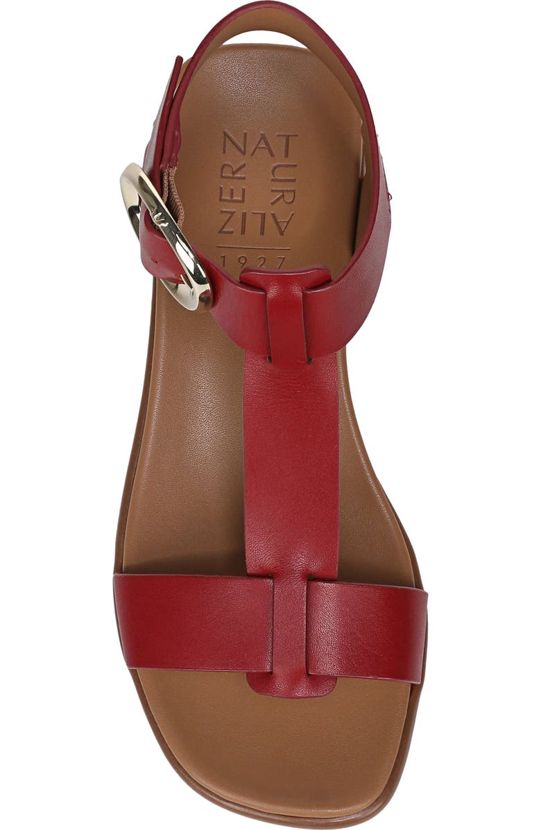 Naturalizer Brandy Ankle Strap Sandal, Alternate, color, Hearts Flame Red