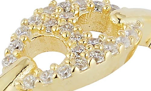 Glaze Jewelry Cubic Zirconia Mariner Chain Ring In Gold
