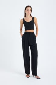 Monlicia Nevara High Waist Wide Leg Trousers