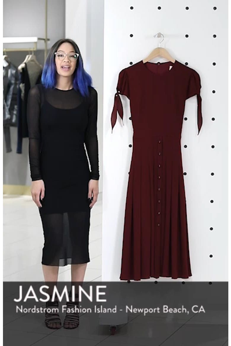 Bette Pleated Midi Dress (Nordstrom Exclusive) video