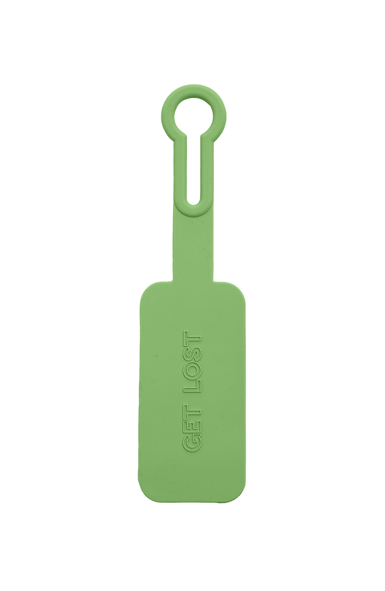 Baboon to the Moon Luggage Tag, Alternate, color, Mint Chip