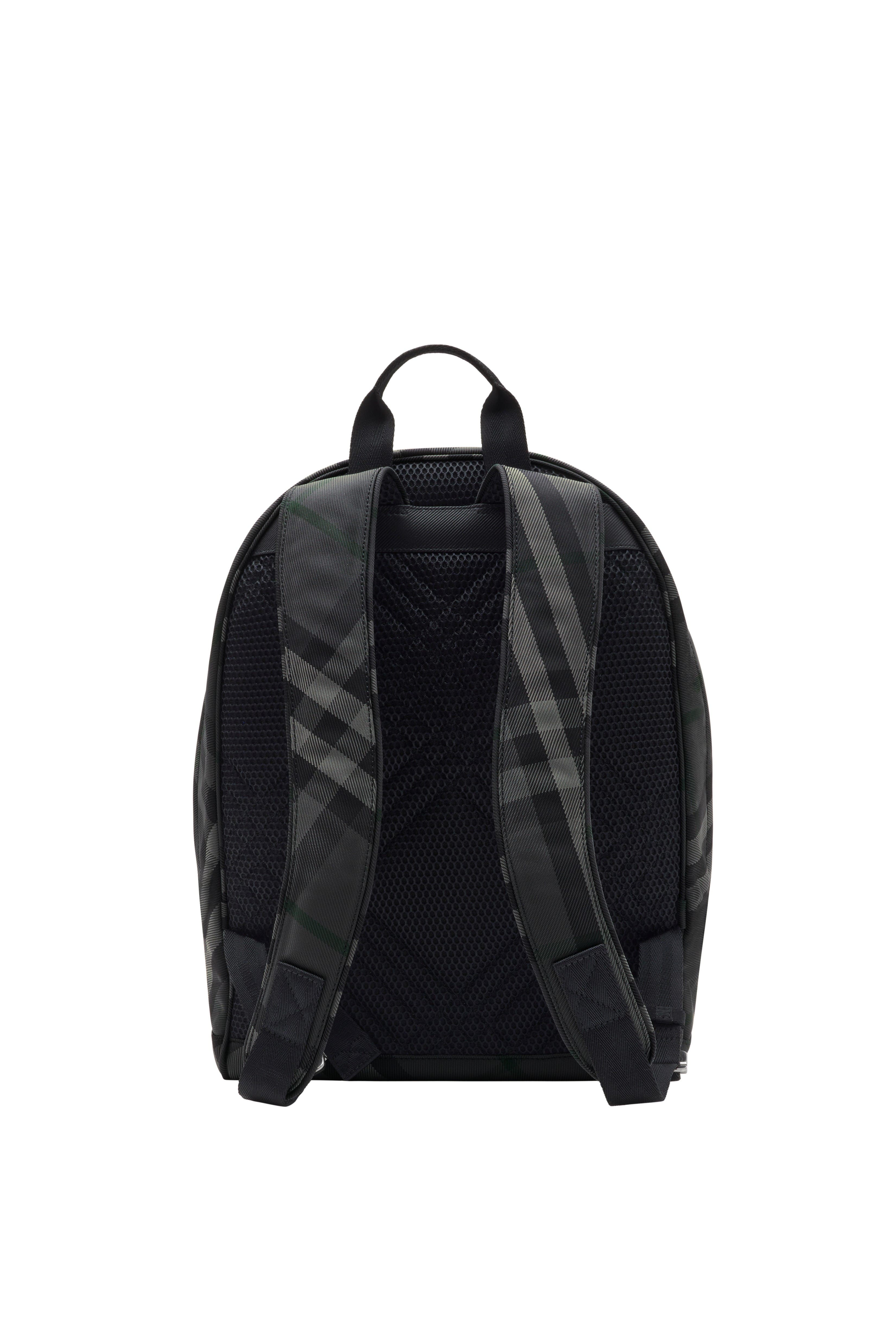 Burberry Grid Backpack, Alternate, color, Charcoal Grey