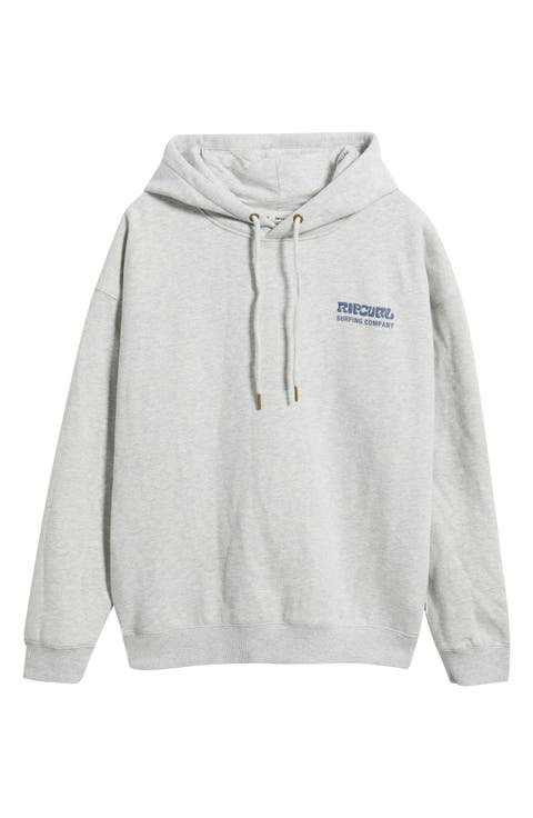 Surf Puff Print Graphic Hoodie