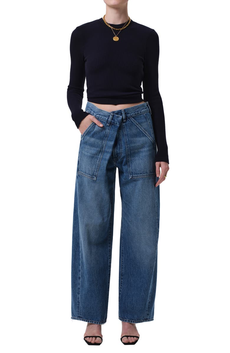 Citizens of Humanity Ines Utility Trouser Jeans, Alternate, color, Illa