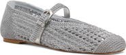 Stuart Weitzman Leora Metallic Mary Jane Flat
