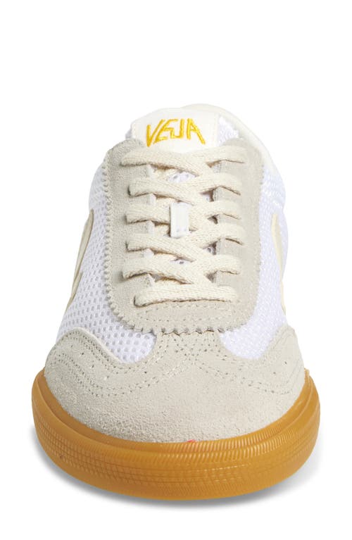 Veja Mesh Rubber Sole Sneakers In Lunar Pierre Sunshine