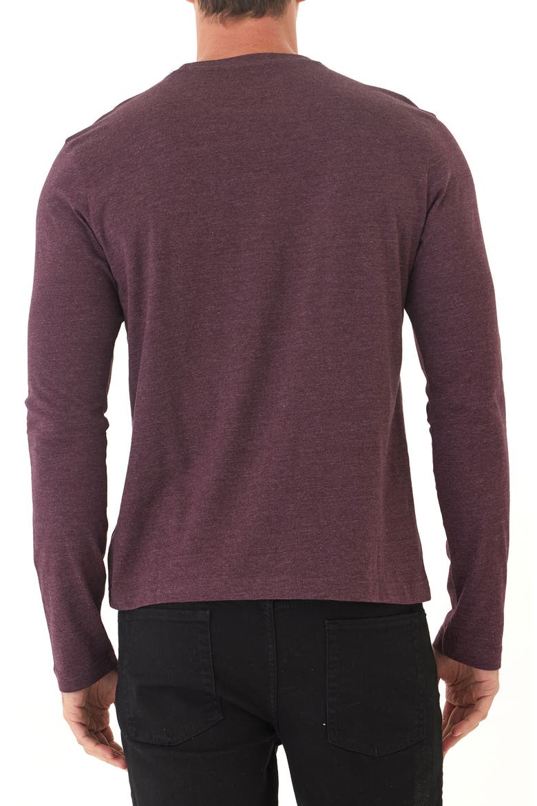 Round Horizon Soft Wash Cotton Blend Graphic Long Sleeve T-Shirt, Alternate, color, ULTRA MAROON