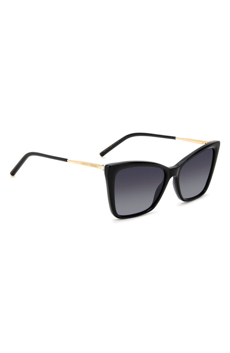 Carolina Herrera 57mm Cat Eye Sunglasses, Alternate, color, 