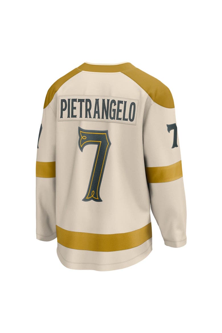 Men's Fanatics Branded Alex Pietrangelo Cream Vegas Golden Knights 2024 NHL Winter Classic Breakaway Player Jersey, Alternate, color, Cream
