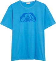 McQueen Seal Monogram Logo Graphic T-Shirt