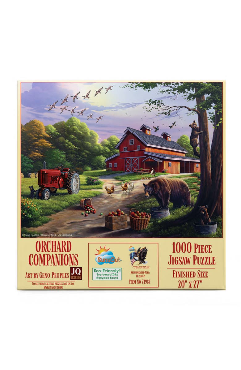 Sunsout Orchard Companions 1000 piece Jigsaw Puzzle for Adults, Alternate, color, Multicolor