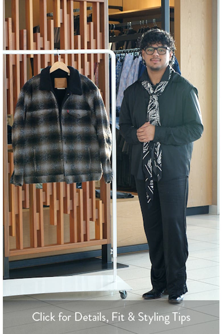 Plaid Cotton Twill Trucker Jacket video