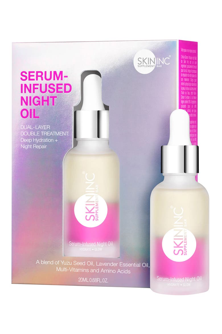 Skin Inc. Serum-Infused Night Oil, Alternate, color, NO COLOR