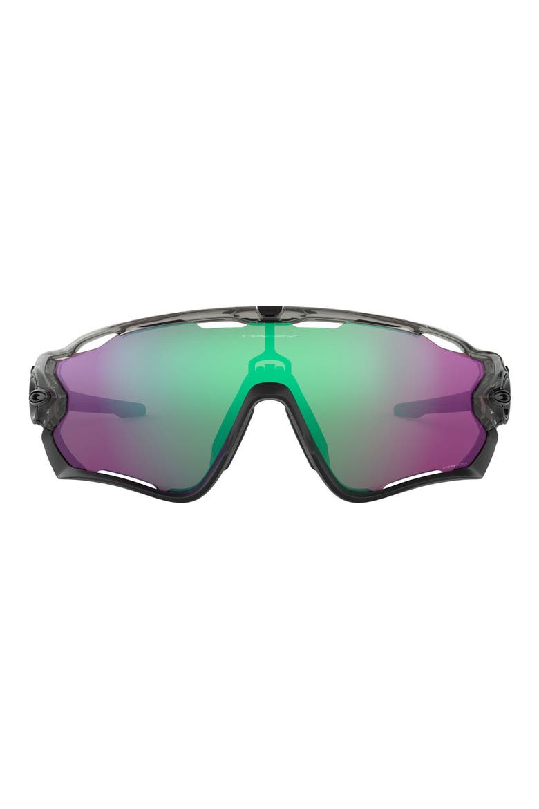 Okaley Jawbreaker Shield Sunglasses, Main, color, GREY