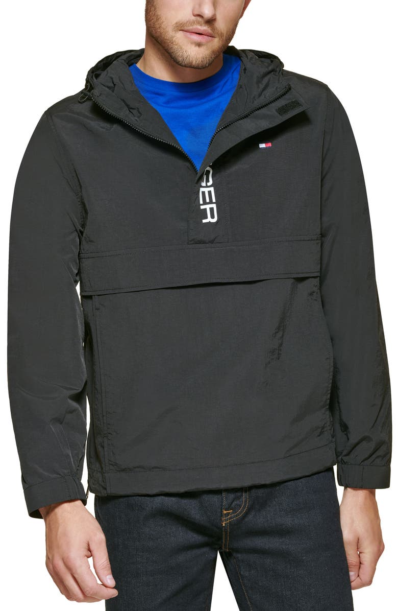 Tommy Hilfiger Lightweight Hooded Windbreaker Jacket, Main, color,