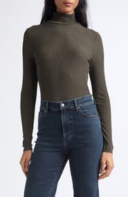 Veronica Beard Wyeth Rib Turtleneck