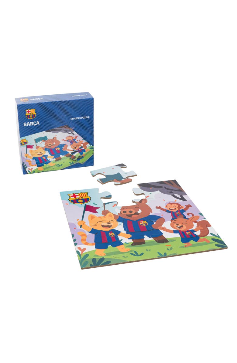 Miniland FC Barcelona Soccer 24 Piece Children's Jigsaw Puzzle, Main, color, Multi