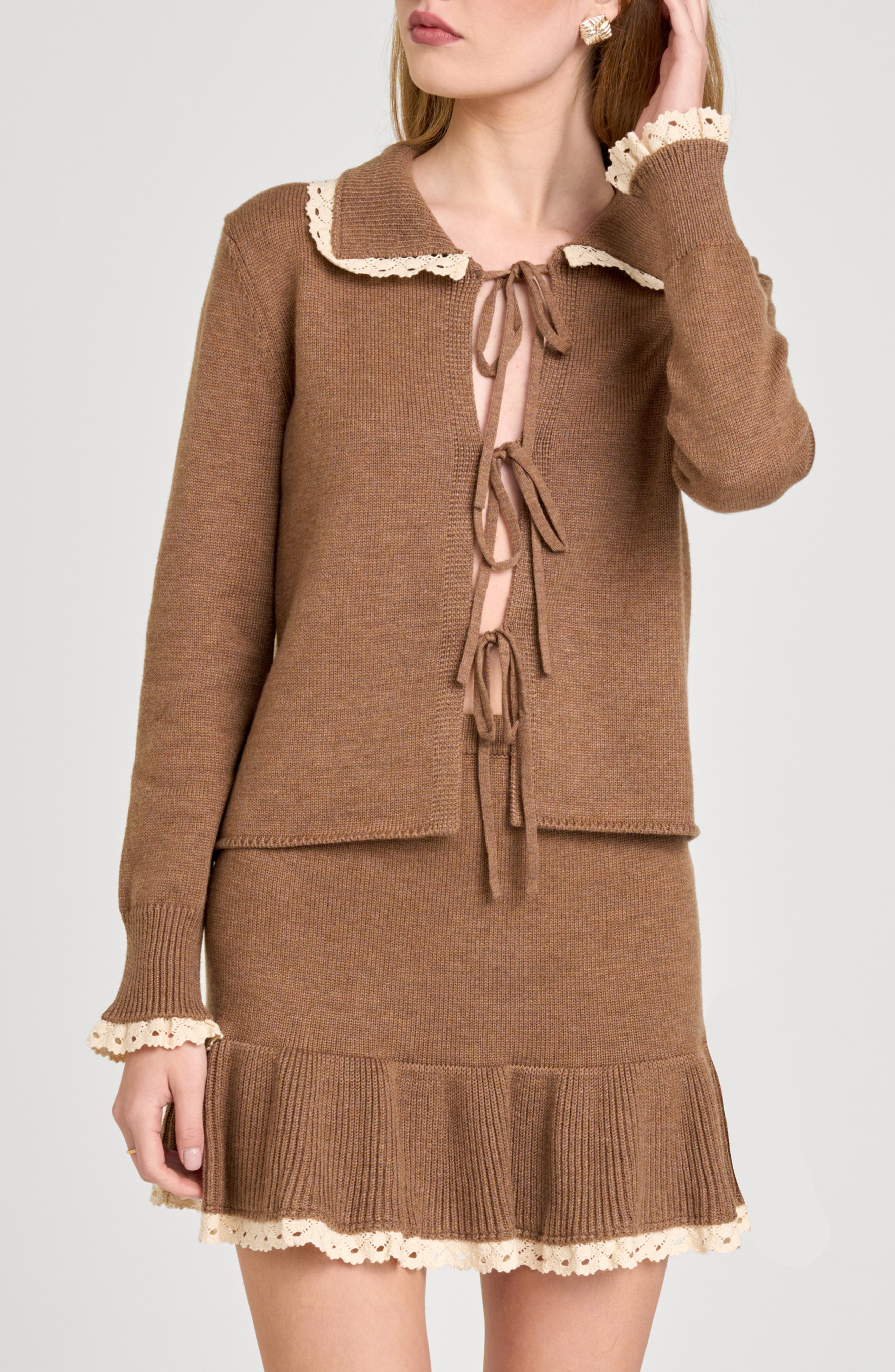 Ginger Tie Cardigan
