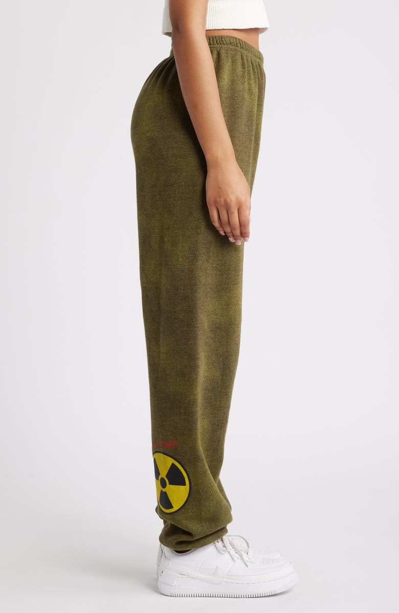 BOYS LIE Don't Test Me Terry Cotton Blend Sweatpants, Alternate, color,