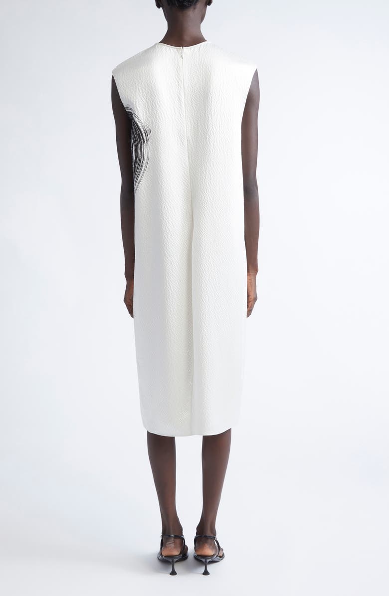 FFORME Dani Paint Print Hammered Satin, Alternate, color, Cream