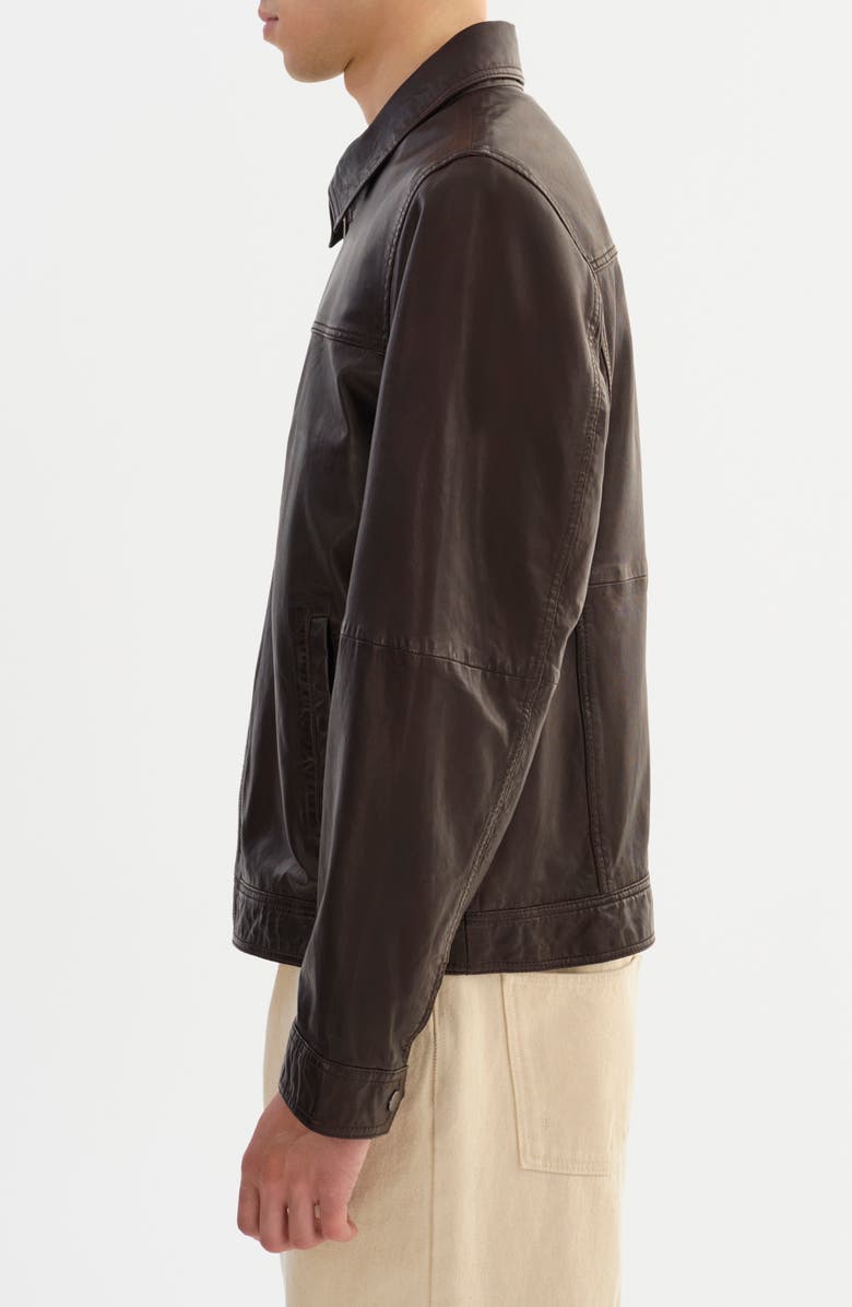 REGENCY Leather Jacket, Alternate, color, Brown