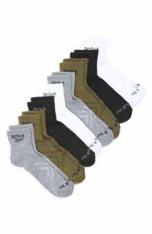 8-Pack Terry Quarter Socks