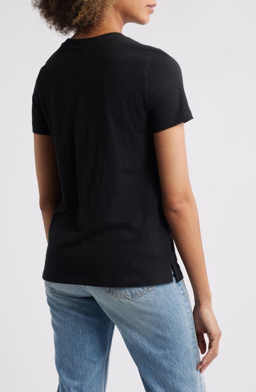 Caslonr Caslon(r) Cotton & Modal T-shirt In Black