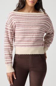 Florence by Mills Off the Shoulder Textured Sweater