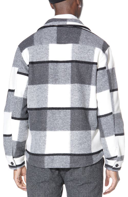 Civil Society Relaxed Fit Knit Shirt Jacket In Gray