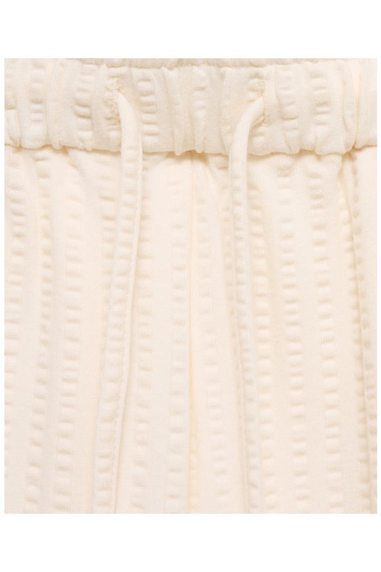 Drawstring Seersucker Shorts, Alternate, color, ECRU