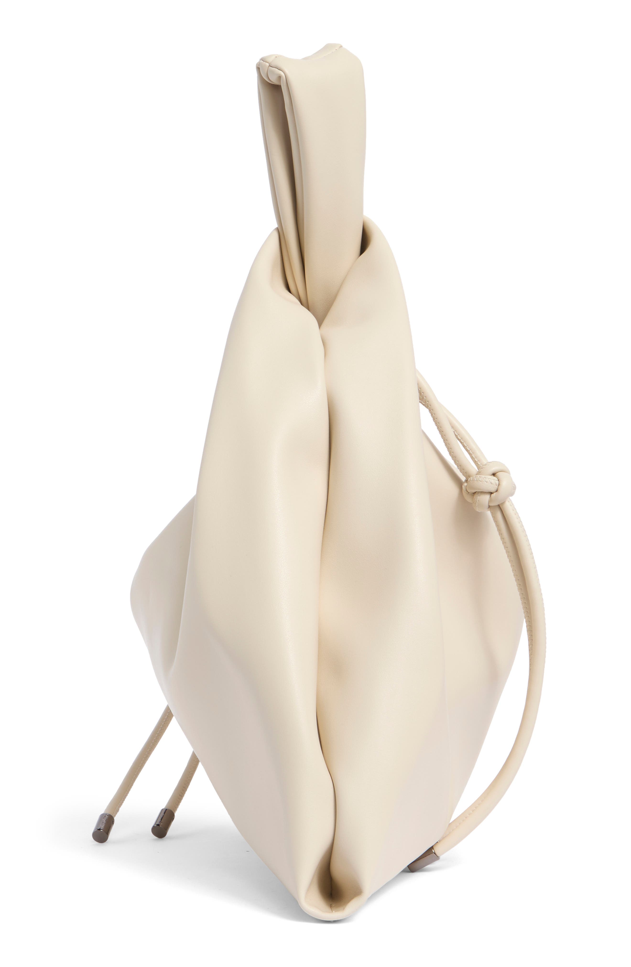 Corded Drawstring Bag, Alternate, color, ALMOND