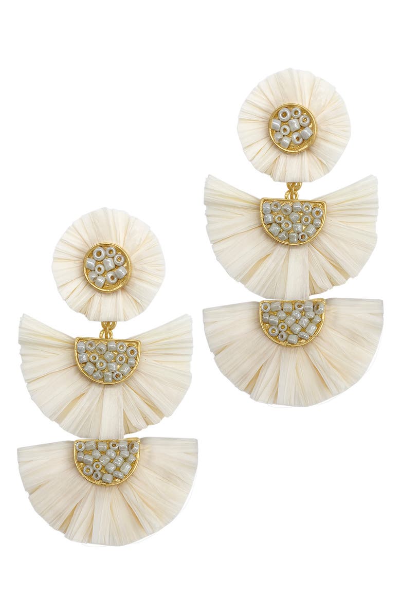 Adornia Mixed Media Drop Earrings, Main, color,