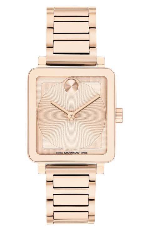 Bold Evolution Tank Bracelet Watch, 26mm
