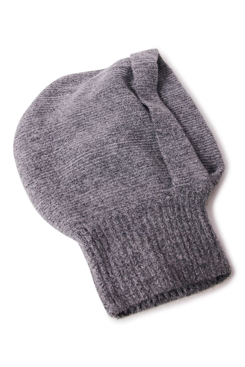 Super Slouch Knit Balaclava, Main, color, GREY