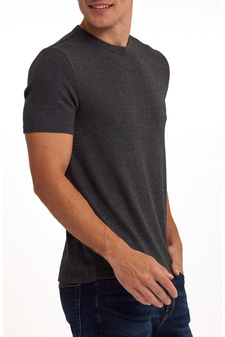 Gil Short Sleeve Sweater, Alternate, color, BLACK