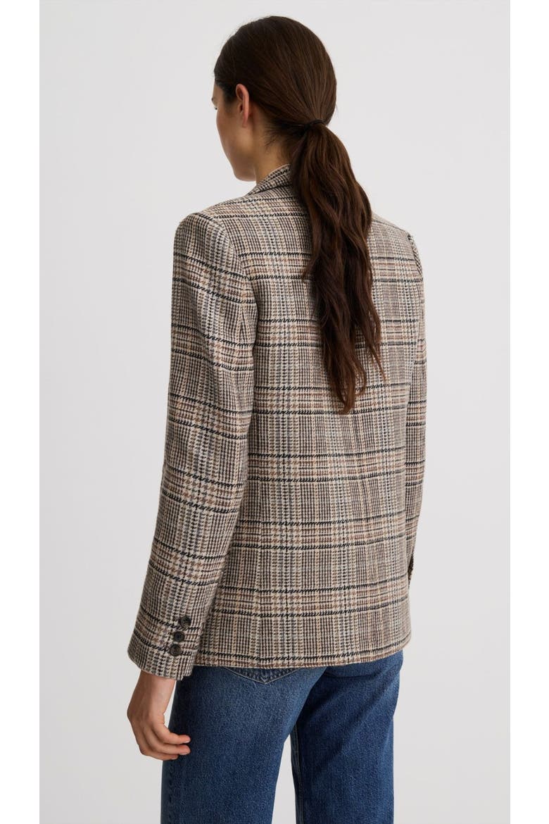 Patch Pocket 90's Blazer, Alternate, color, Neutral Glen Check