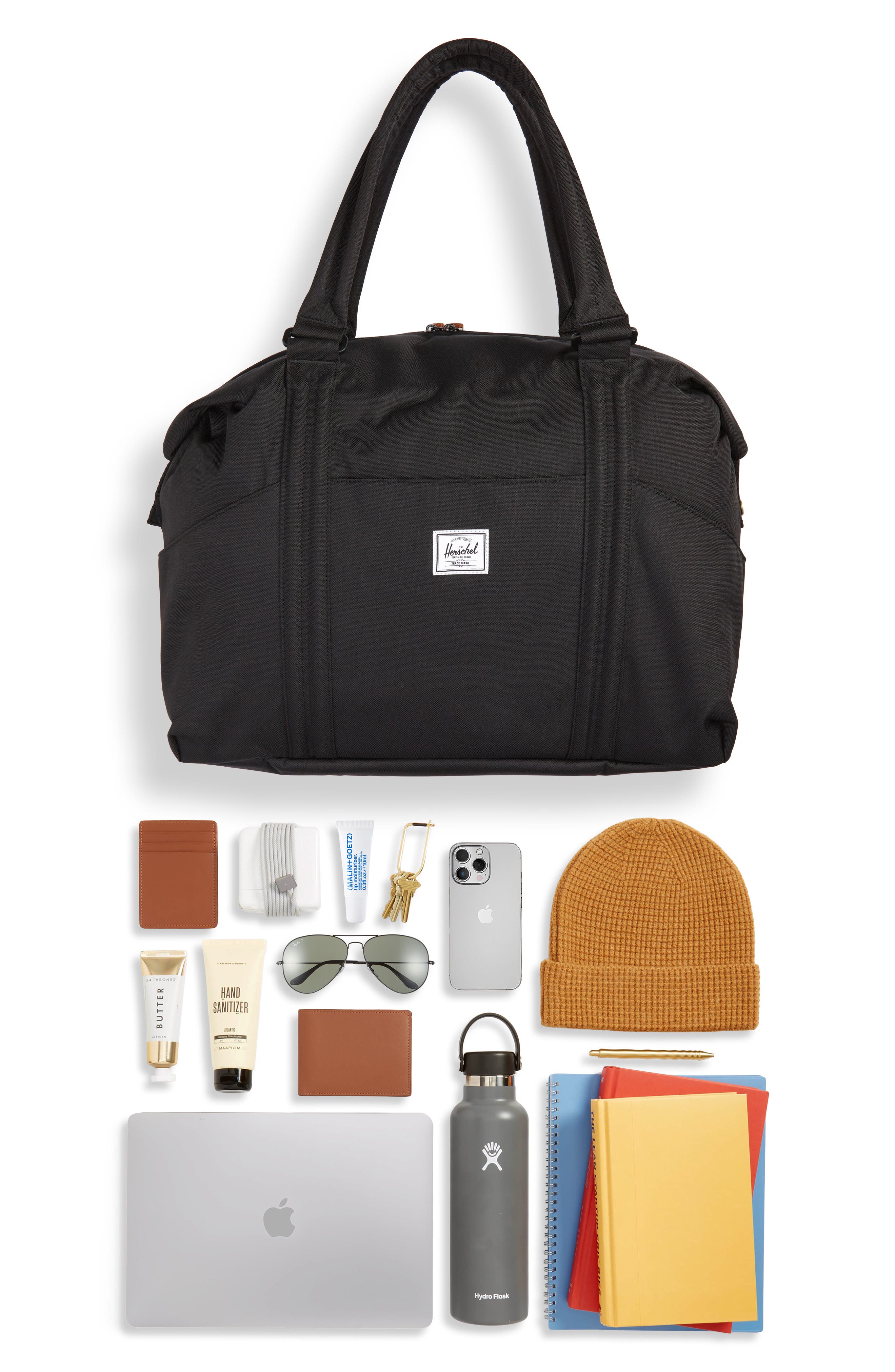 Strand Duffle Bag, Alternate, color, BLACK