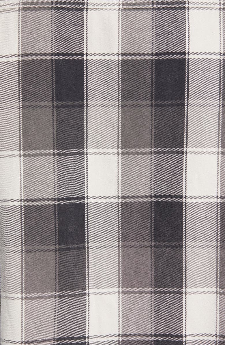 John Elliott Hemi Point Sur Check Oversize Cotton Button-Up Shirt, Alternate, color,