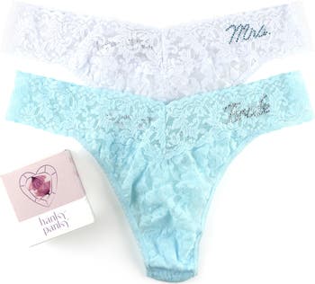 Hanky Panky Bride 2-Pack Original Rise Lace Thongs | Nordstrom