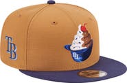 New Era Men's New Era Khaki/Navy Tampa Bay Rays Ice Cream 9FIFTY Snapback Hat
