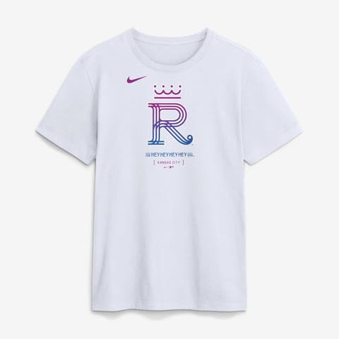 Men's Nike White Kansas City Royals 2026 City Connect Large Logo T-Shirt