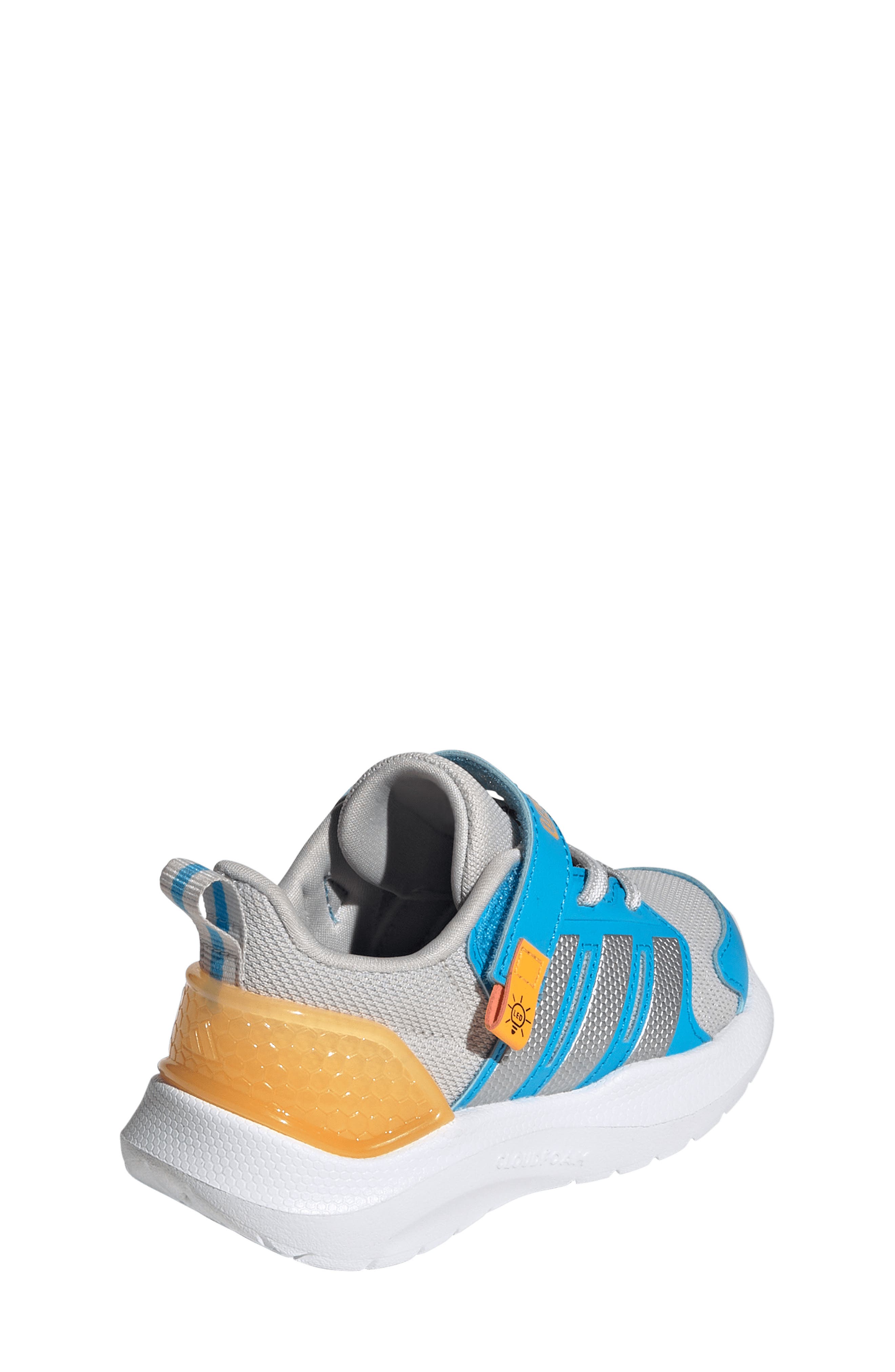 adidas Kids' Lightorama Sneaker, Alternate, color, Grey / Matte Silver/ Aqua