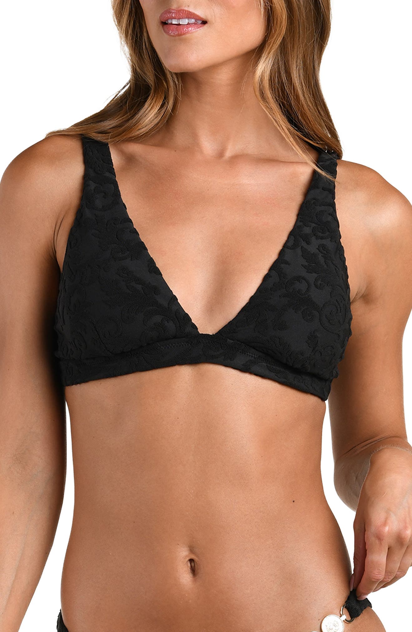 Lexie Ornate Terry Bra Swim Top