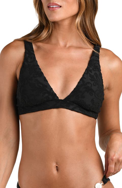 Lexie Ornate Terry Bra Swim Top