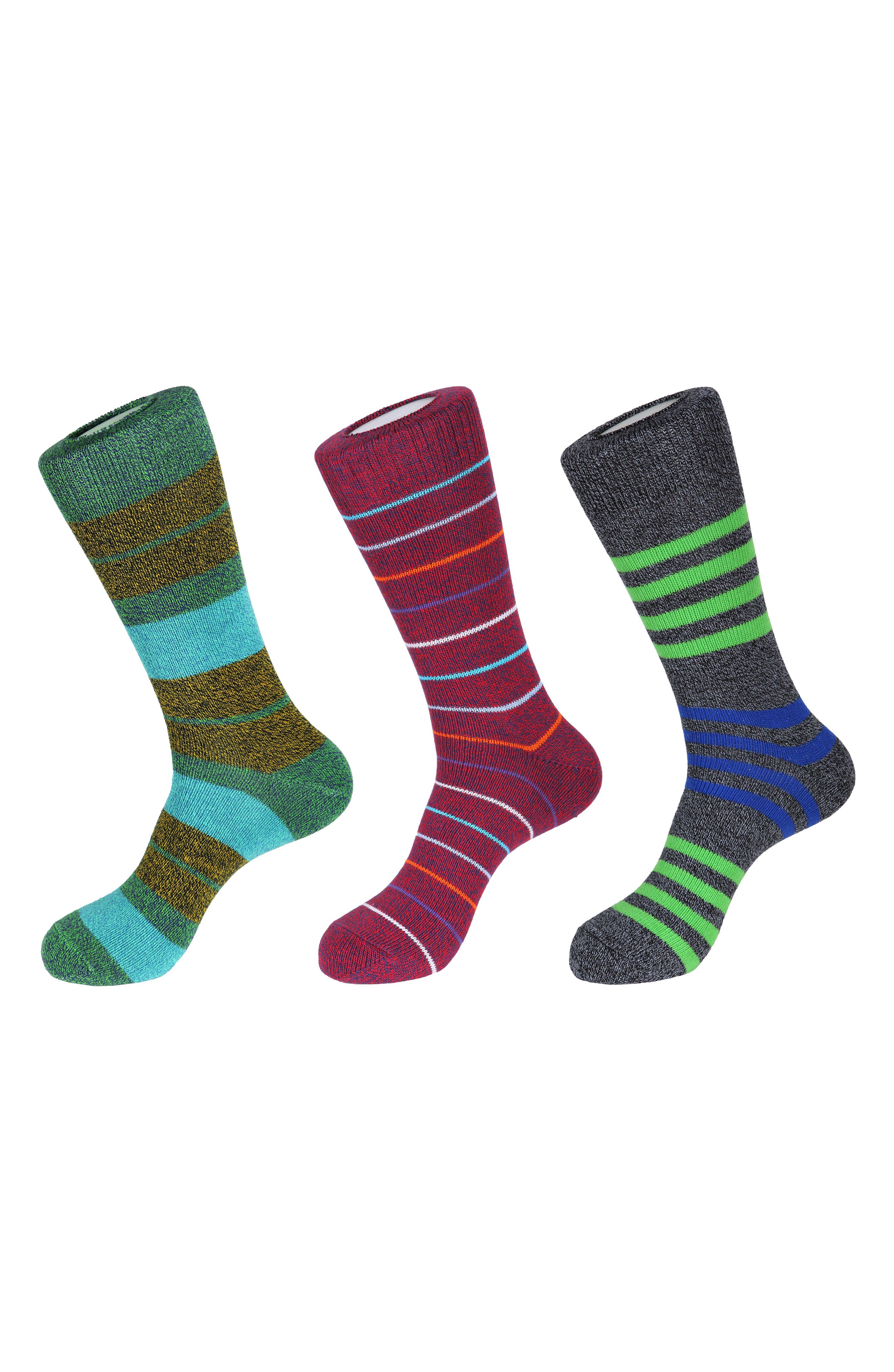 Assorted 3-Pack Crew Socks